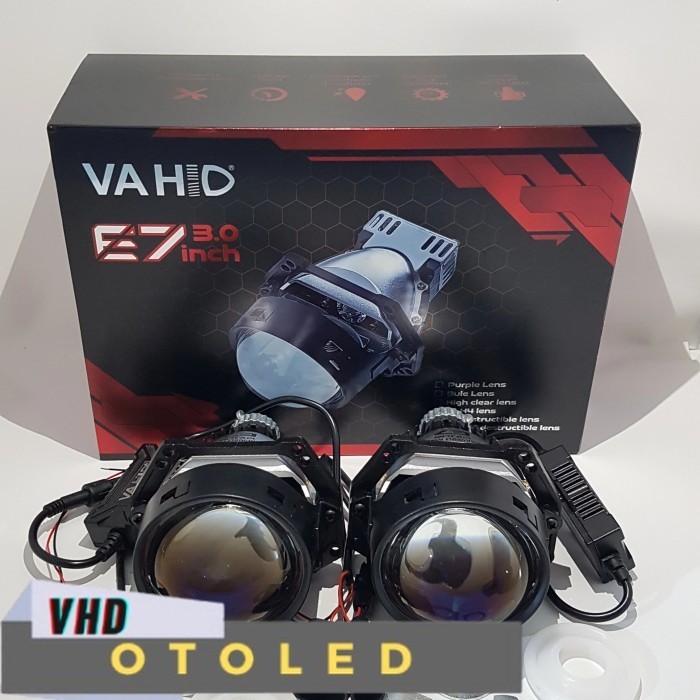 BiLed Sniper E7 Projector Projie Led Bi led Vahid Hi-Low Surpass Laser