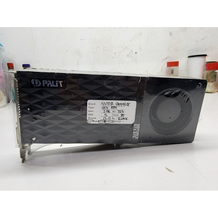 VGA PALIT NVIDIA GEFORCE GTX 670 2GB DDR5 256BIT DVI HDMI DP nengrabbit