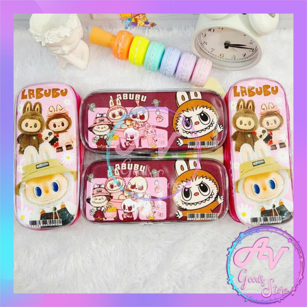 

Kotak Pensil Labubu / Tempat Pensil Mika Labubu / Kotak Pensil Resleting Boneka Labubu Viral Lucu