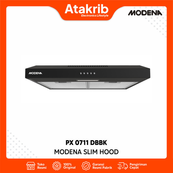 MODENA SLIM HOOD PX 0711 DBBK Penghisap Asap 70cm