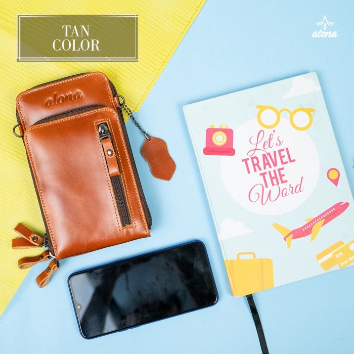 PROMO - Tas Selempang Wanita Siren Minibag Kulit Sapi Asli Fashion Cewek Lucu - BLACK