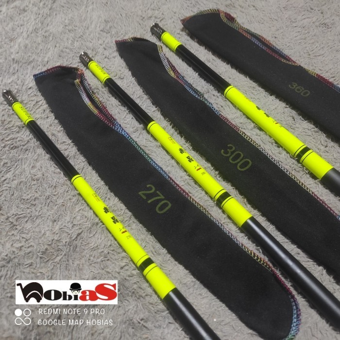 Joran Pancing Tegek Yehang 180. 210. 240. 270. 300. 360. 450 - super 270 gen 3