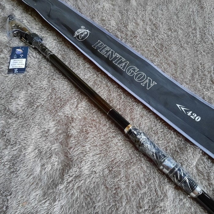 joran pancing laut orca pentagon 390. 420 - panjang 420