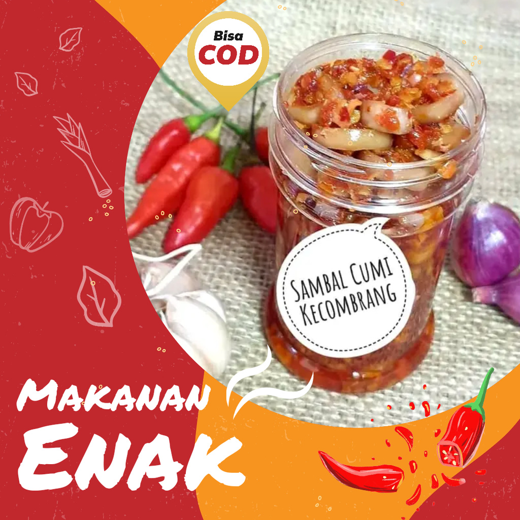 

Sambal Cumi Kecombrang pedas khas unik resep warisan 120gr