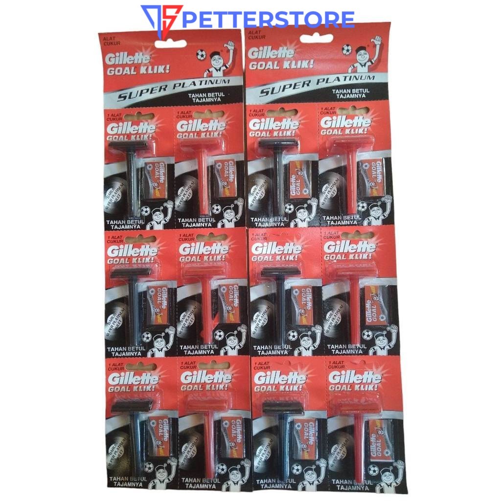 GILLETTE GOAL KLIK 6 PCS