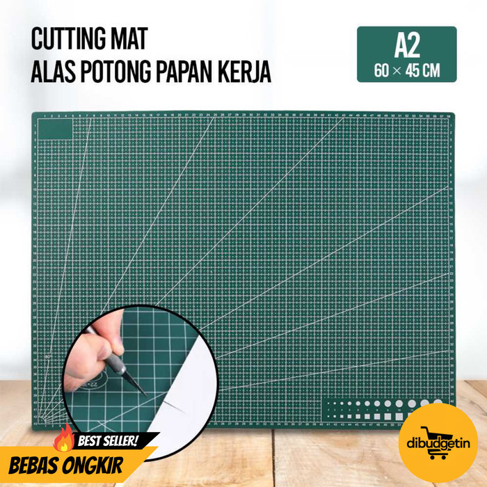 

Working Pad Alas Kerja Cutting Mat Alas Potong Papan Kerja A2 60 x 45 cm - QJ3