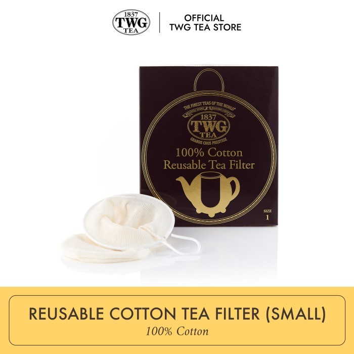 

TWG Tea ǀ Reusable Cotton Tea Filter (Small)