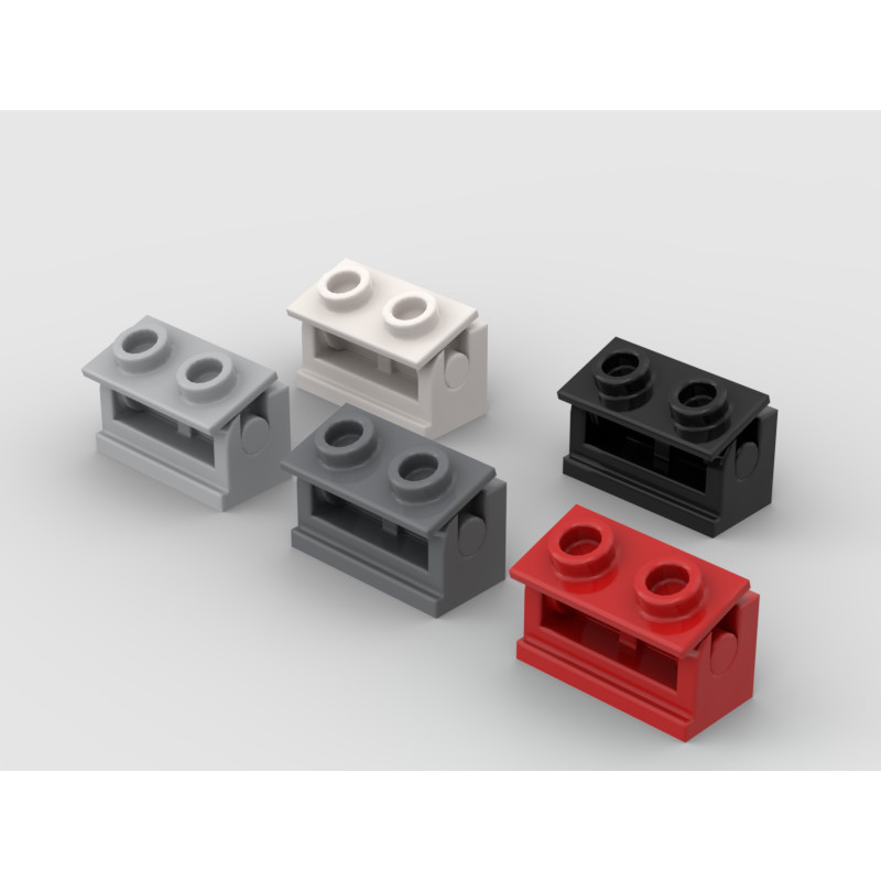 Hinge base & Top DIY enlighten block bricks,Compatible With Assembles Particles
