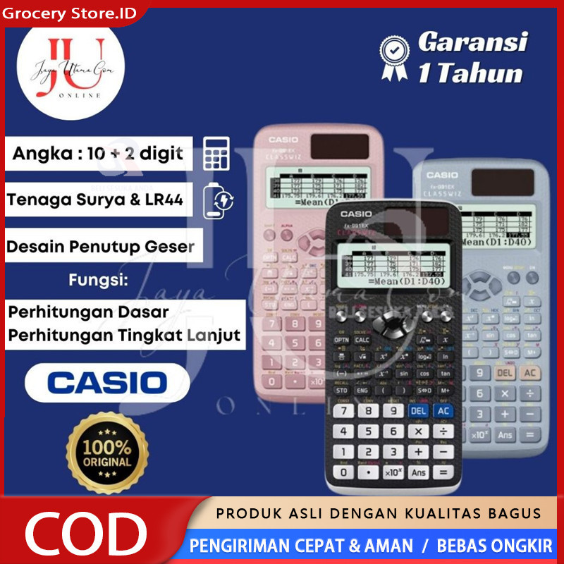 

Kalkulator Scientific Casio FX-991EX Kalkulator Scientific Casio ilmiah FX-991EX Classwiz Asli dan Bergaransi FX-991CW Kalkulator Ilmiah Original 991ES-Plus Kalkulator Casio Scientific Calculator Casio Scientific Kalkulator Scientific Casio 82ms