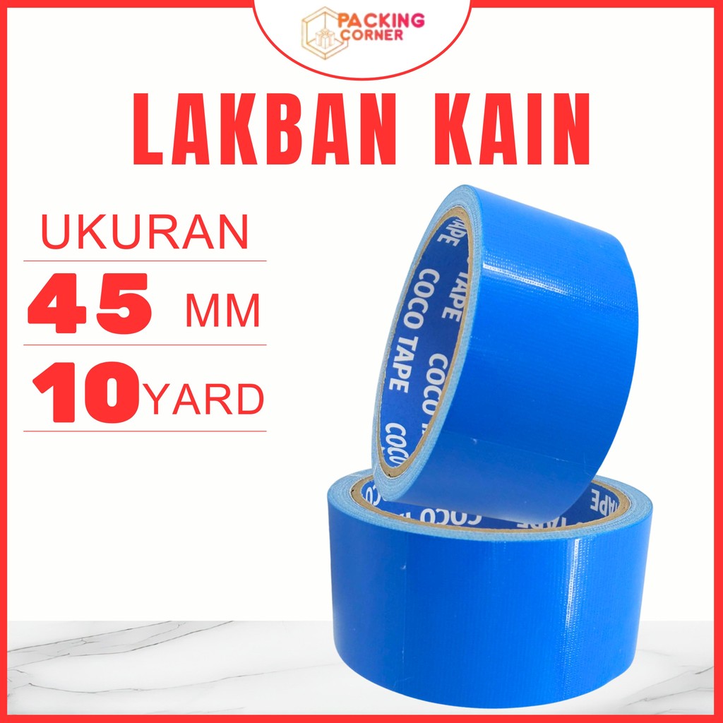 

Lakban Isolasi Kain Biru Tebal 45 mm 2" Inch 7 Meter Kualitas Daimaru