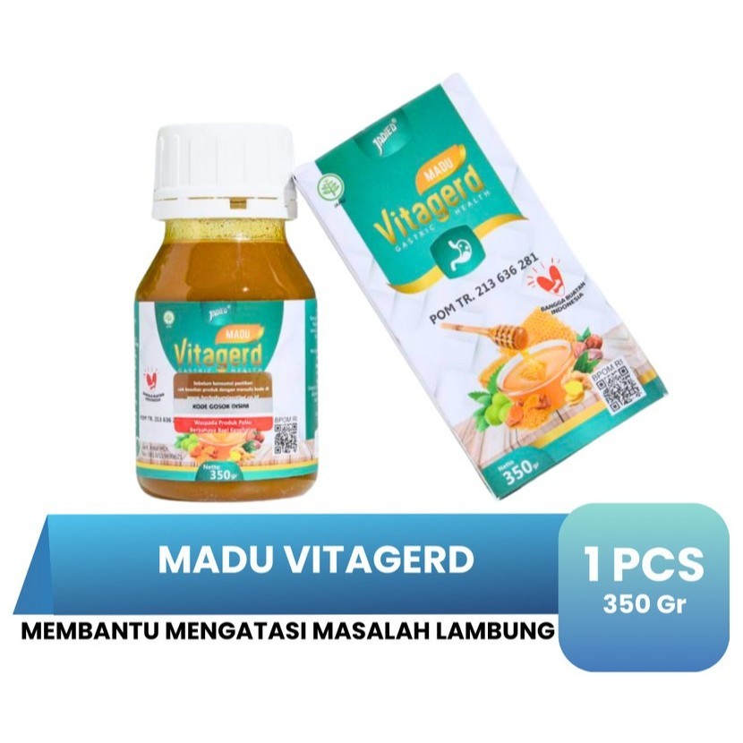 

MADU VITAGERD JADIED ISI 350gr untuk Meringankan Gangguan Pencernaan & GERD