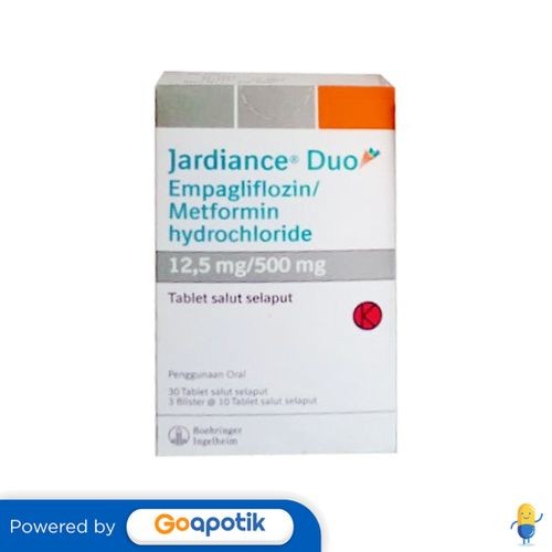 Jardiance Duo 12.5/500 Mg Box 30 Tablet