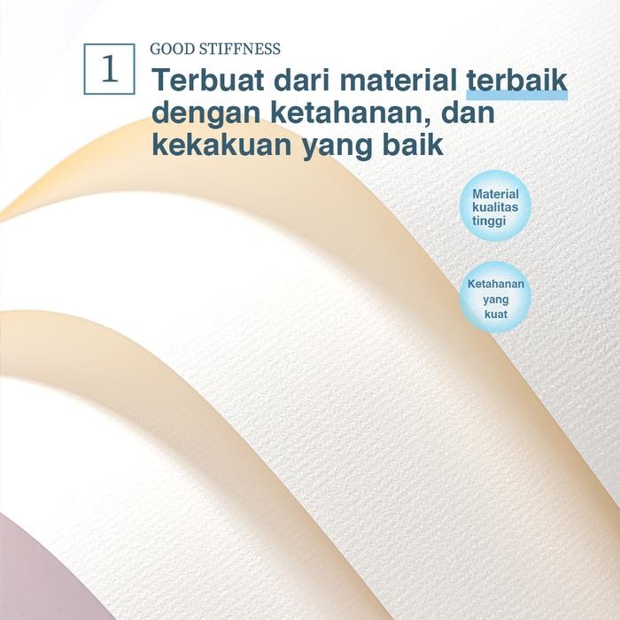 

TERLARIS! Deli Watercolor Paint Paper / Kertas Gambar Canvas 20Lembar 739XX - 8k