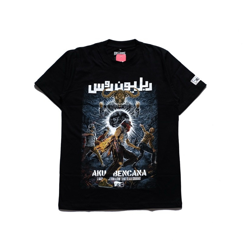 (COD) ORIGINAL tshirt REBELLION ROSE - Aku Bencana