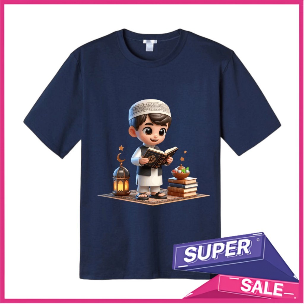 HK Kaos Anak Islami Muslim 3D Keren - Baju Distro Anak Laki laki Usia 1-10 Tahun Fashion Kids A6 93