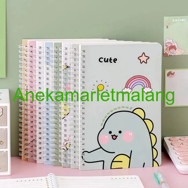 

SAM Notebook Ring Motif Random A5 / Buku Tulis Sekolah Isi 60 Lembar / Buku Catatan S5908