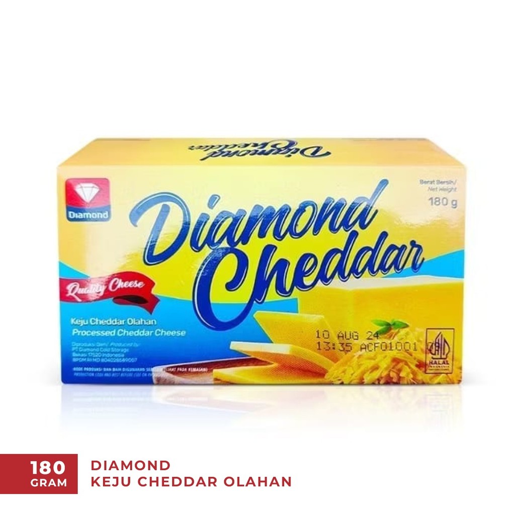 

DIAMOND CHEESE PROCESSED CHEDDAR 180 GR