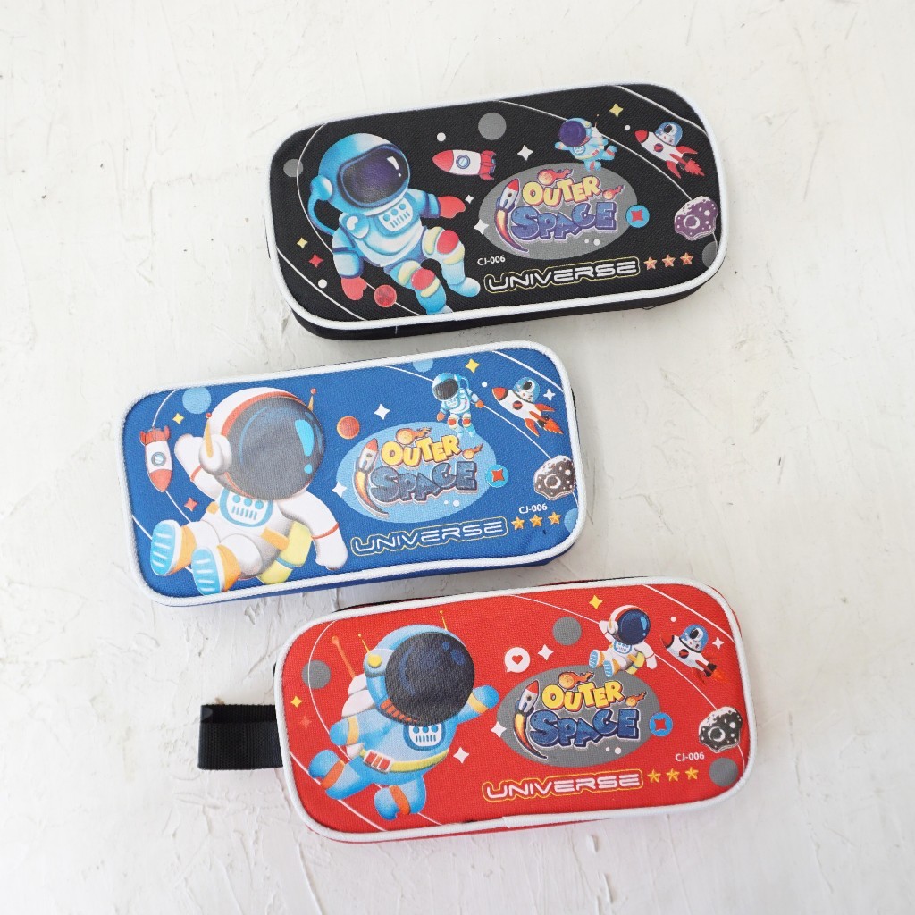 

PENCIL CASE ASTRONOT / KOTAK PENSIL RESLETING / TEPAK PENSIL KAIN