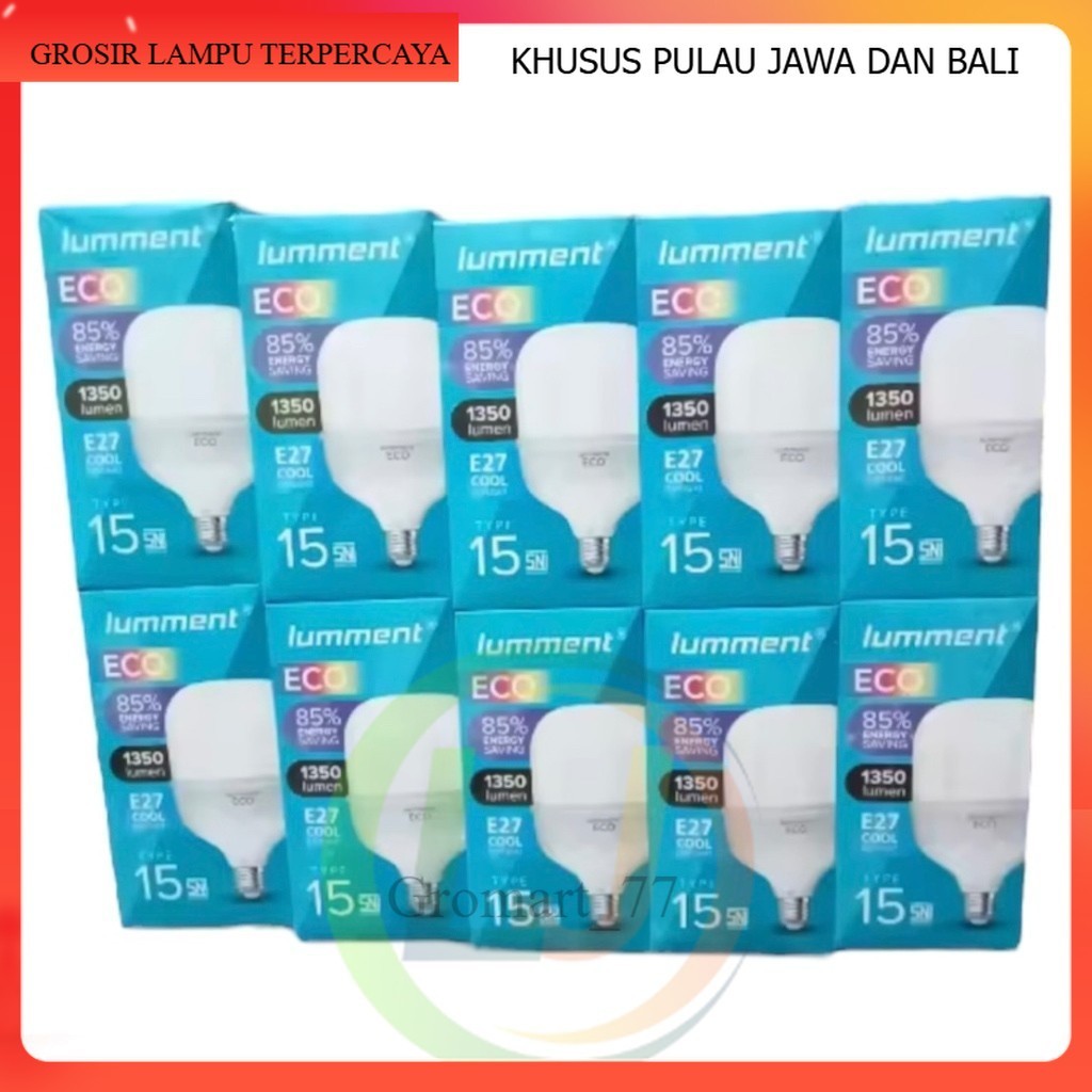 [LISTRIK] LAMPU ~ BOHLAMP LAMPU LED 15W LUMMENT ECO | HARGA PAKET |  LED MURAH | LAMPU MURAH 15W
