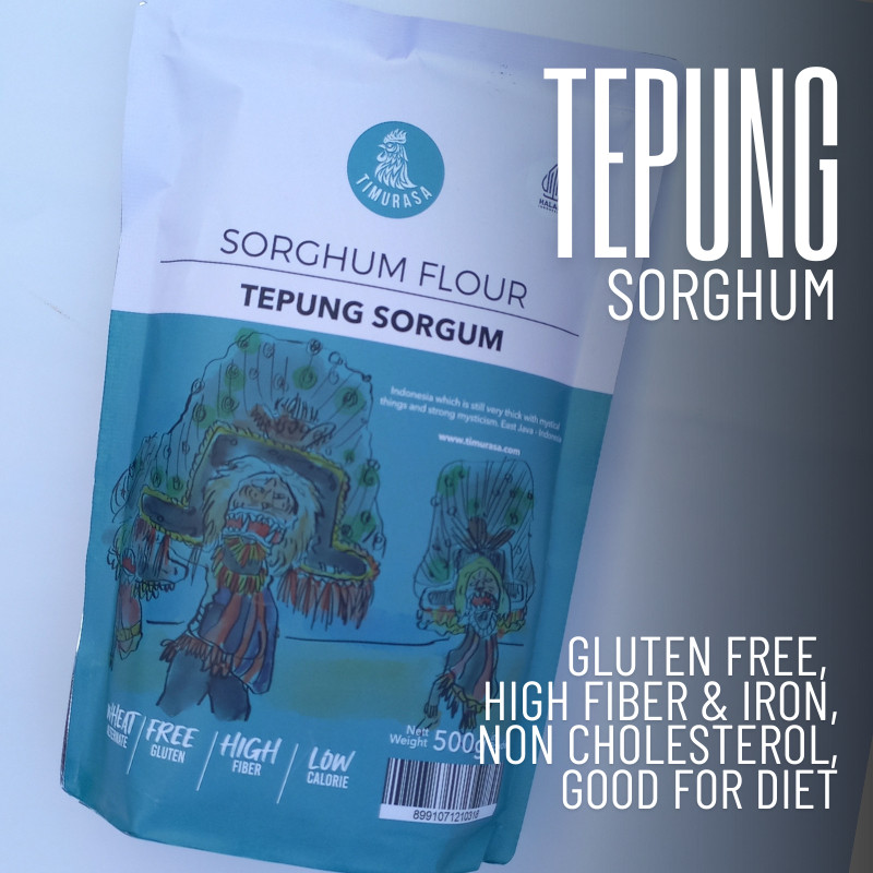 

Tepung Sorgum Premium Asli Gluten Free Timurasa - Sorghum Flour 500 g Kaya Zat Besi