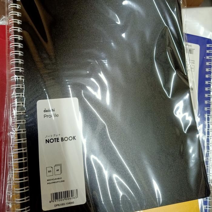 

READY Buku Note Ring B5 Daichi / Note book - Hitam SIAP KIRIM