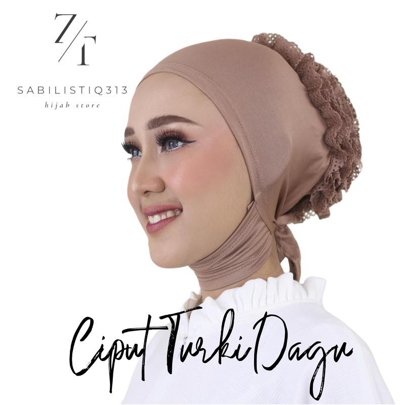 -    CIPUT turki DAGU -Dalaman Turki Jilbab Kerudung ciput  sanggul Ciput Cepol