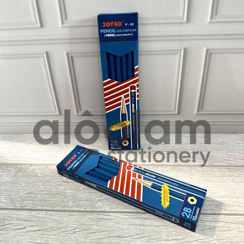 

SELUSIN ( 12 PCS ) Pensil 2B Joyko P-93 Pensil 2B Joyko P93 lengkap