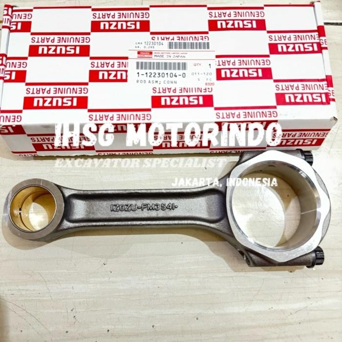 1-12230104-0 1122301040 CONNECTING ROD CONROD STANG PISTON 6BD1 4BD1 IZUSU ASLI