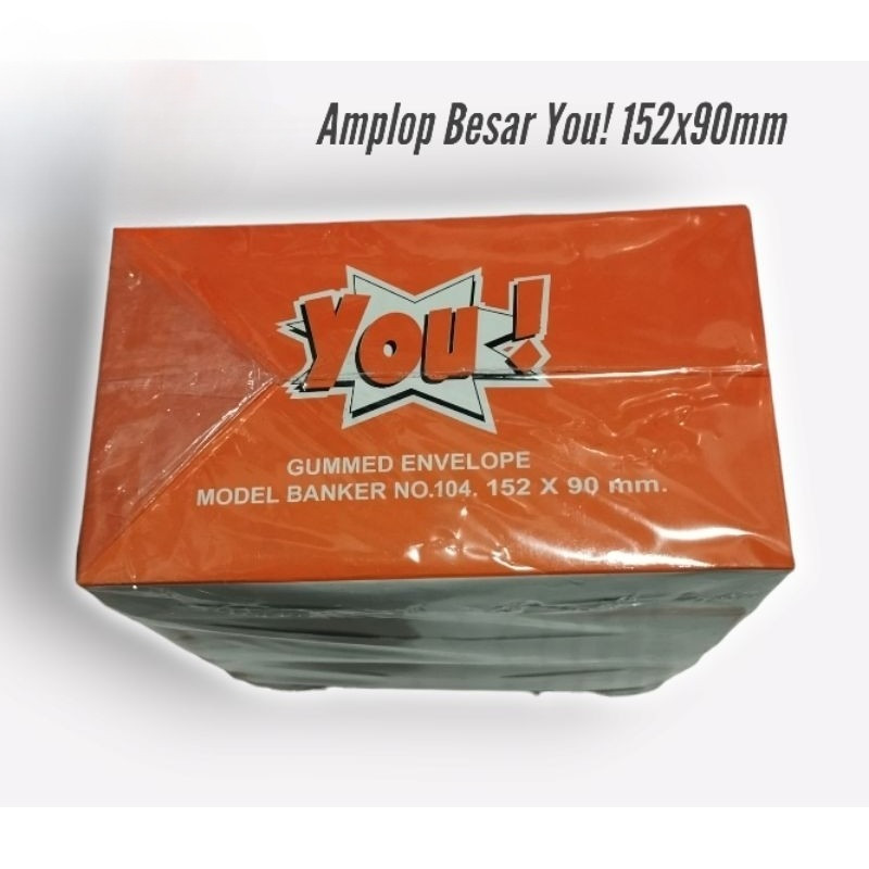 

Amplop You! 152x90mm isi 5kotak