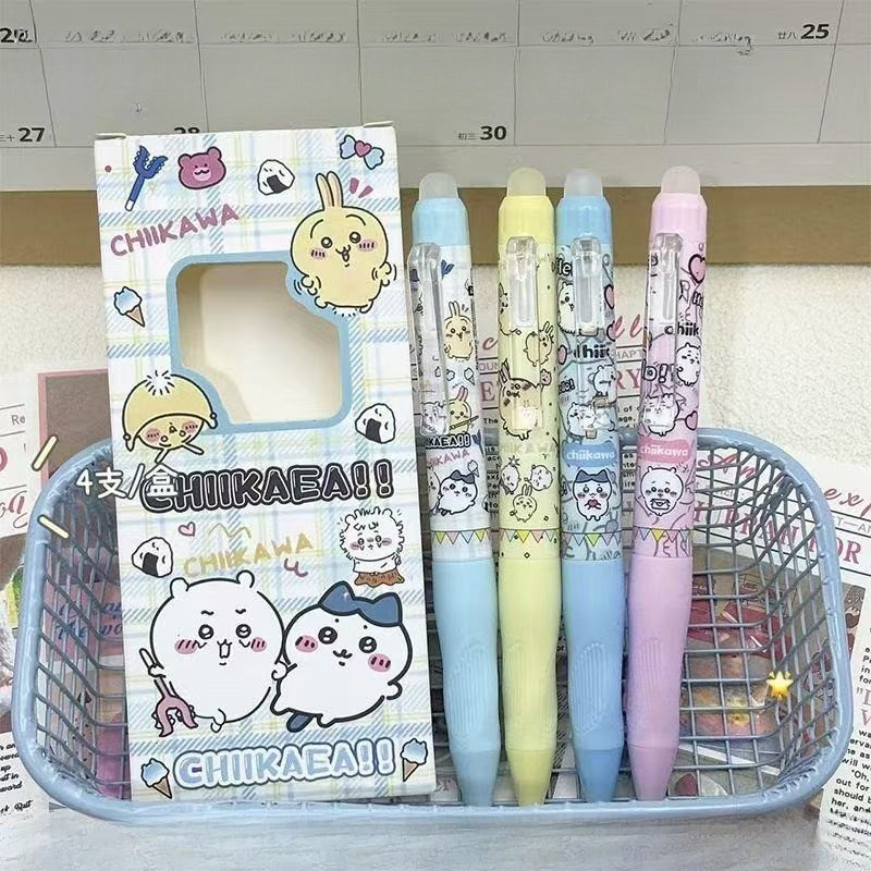 

Pulpen Gel Penghapus Hitam Biru 0.5mm Aesthetic / Gel Pen Bisa Dihapus Luch Gambar Kartun / Bolpen Pena Gel Erasable Alat Tulis Stationery