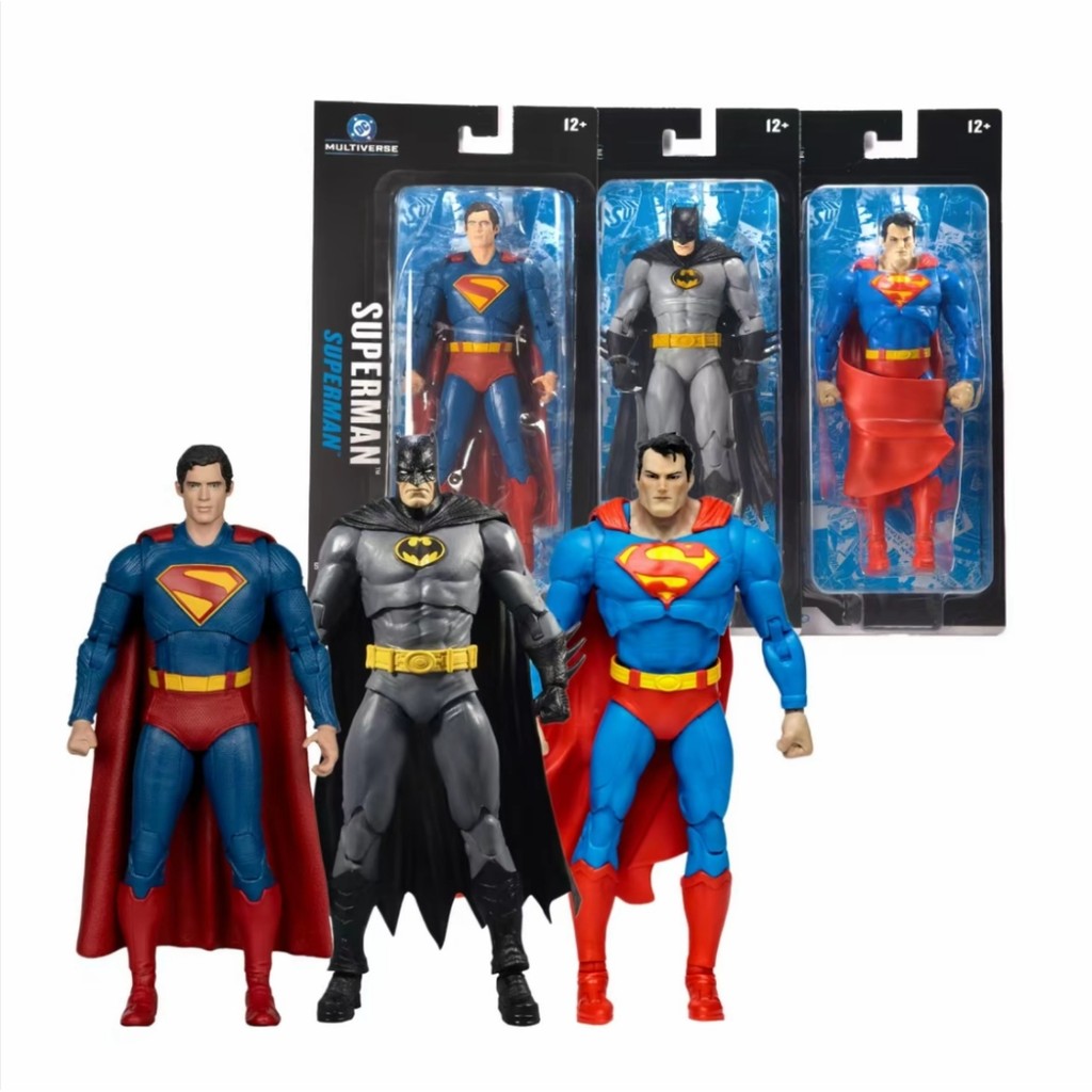 McFarlane Toys Blister Card Batman/Superman Movie 2025/Hush Superman 7" Action Figures DC Multiverse