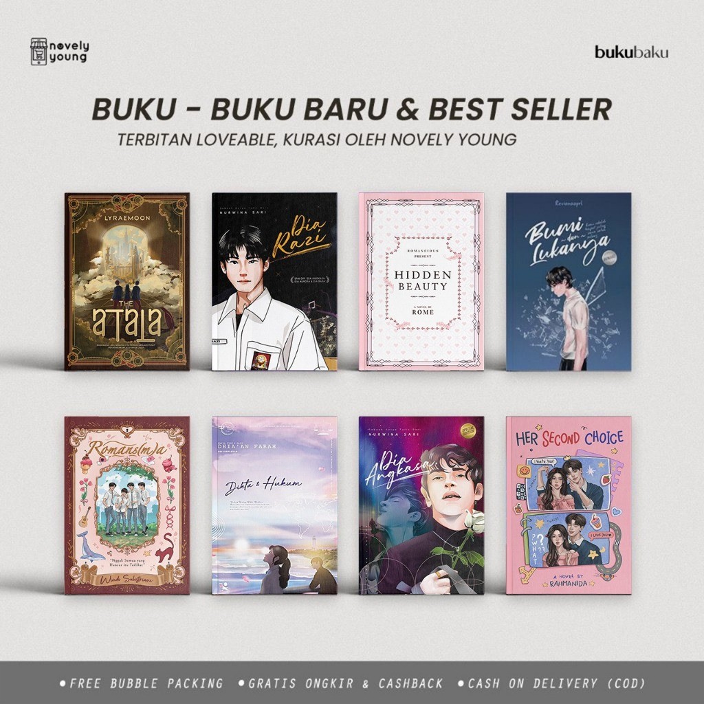 

(LOVEABLE GRUP) BUKU BARU & BEST SELLER - GRATIS BIAYA PACKING