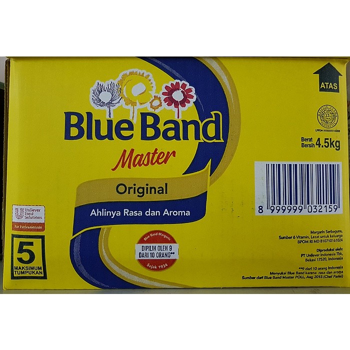 

Blue Band Master Original Margarine 4.5 kg