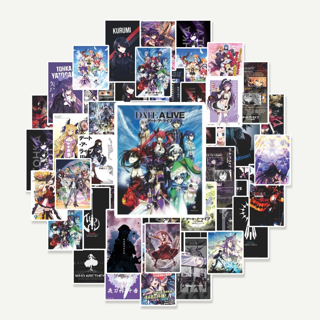 

Sticker Pack Stiker Anime Date A Live | Sticker TUMBLR | Stiker LAPTOP KOPER HELM