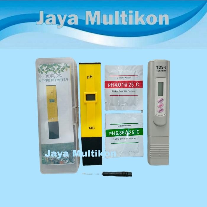 Hot Produk PAKET PH METER DAN TDS 3 METER HYDROPONIK ALAT TEST AIR Terbaik dan Terlaris