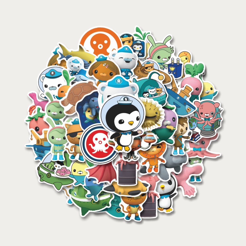 

Sticker Pack Stiker Kartun Octonauts | Sticker TUMBLR | Stiker LAPTOP KOPER HELM