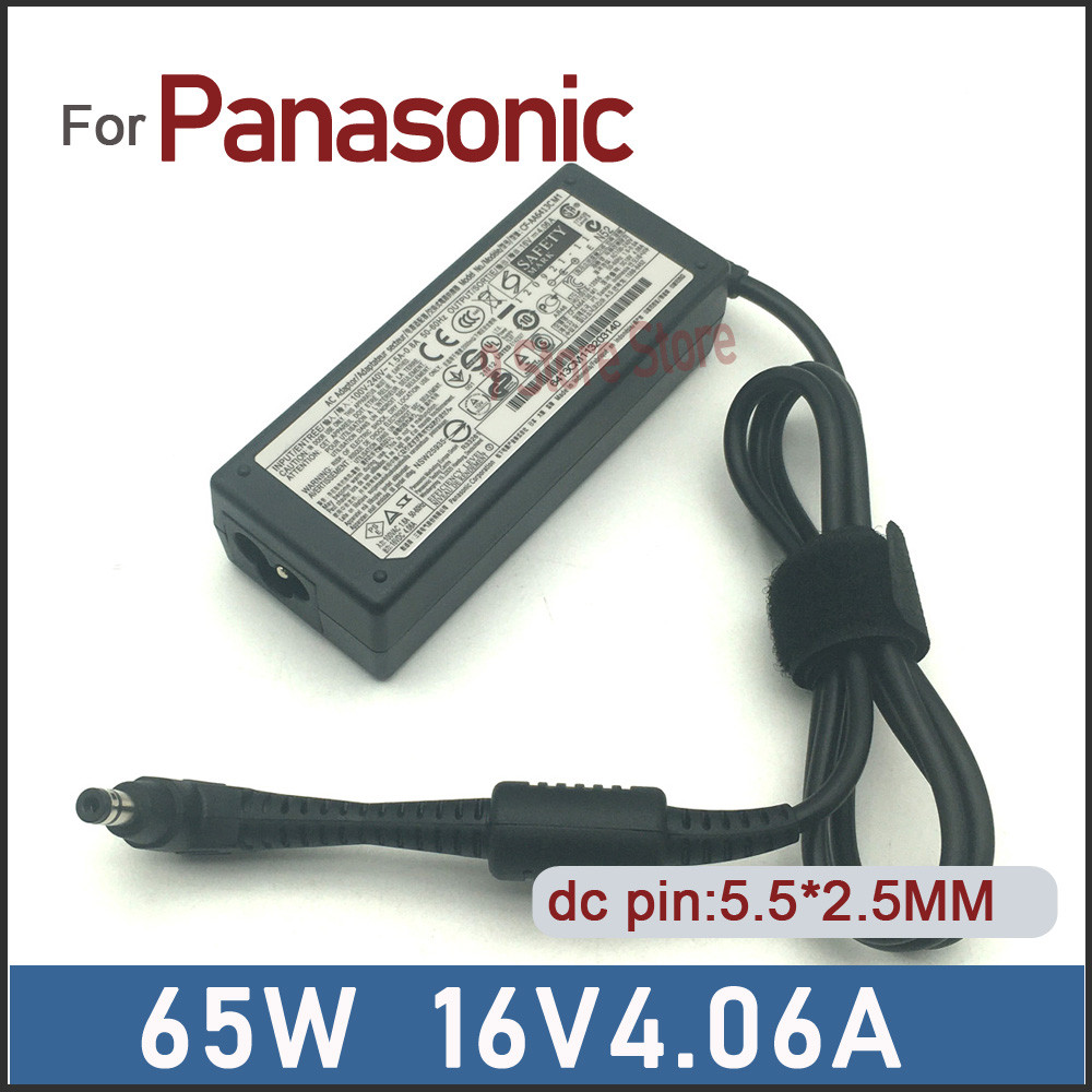 Genuine 16V 4.06A 65W Laptop Charger For Panasonic CF-AA6402A M1 CF-AA6412C M2 CF-AA6413C M3 CF-SX1 