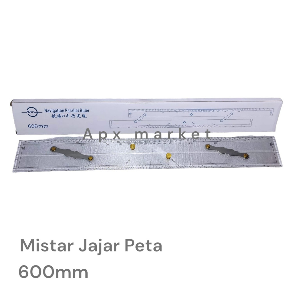 

Mistar Jajar Peta (Parallel Ruler) 600mm