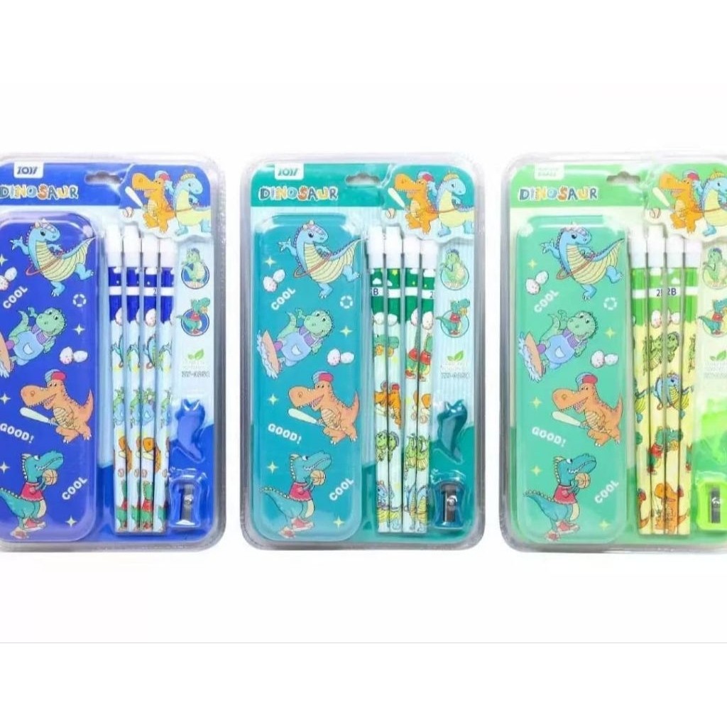 

Study Set Kotak Pensil / Alat Tulis Set Karakter / Stationery Set Hadiah Anak