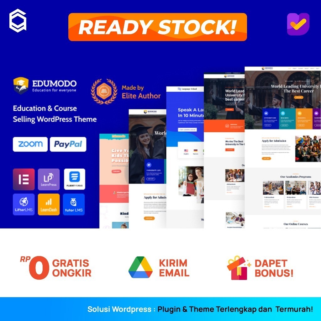 Edumodo Tema Wordpress Sekolah Kampus Education WordPress Theme
