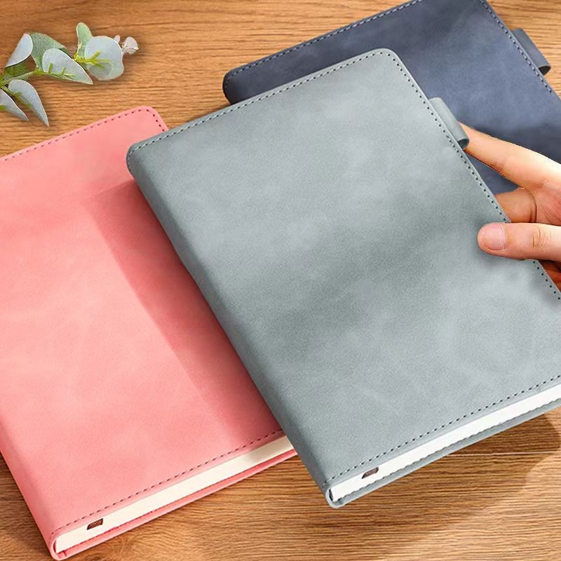 

Notebook Hardcover A5 200 Halaman - Sarung Kulit untuk Diary & Meeting Planner Alat Tulis Sekolah/Kantor