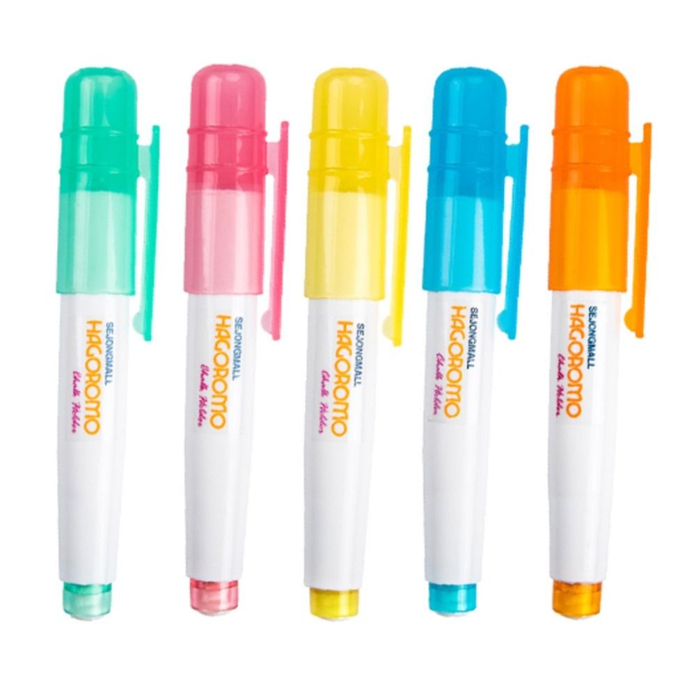 

Durable White/Multicolou Dust-free Chalk Writing/Coloring Dust-free Blackboard Write Tool Adjustable Chalk Protector