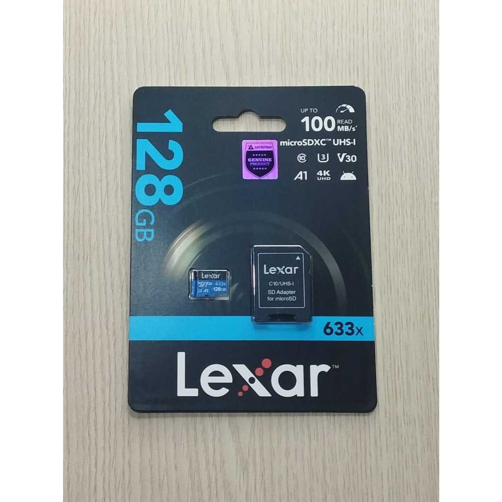 Lexar Micro SD 128GB 633X MicroSDHC R 100Mbps High Performance