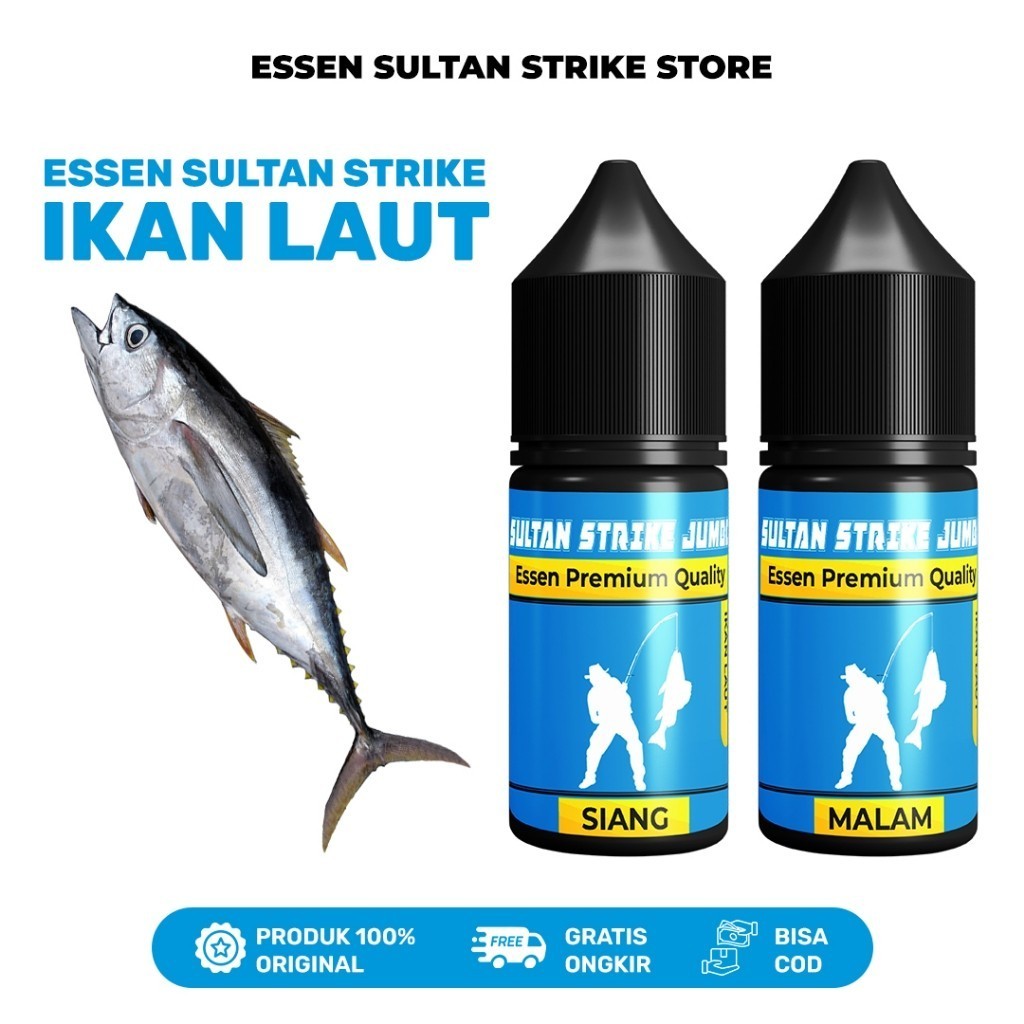 Sultan Strike Jumbo Essen Ikan Laut Premium Quality Jumbo | Formula Predator Ampuh Umpan Amis
