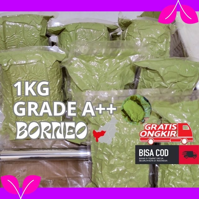 

Premium keratonn Kalbar Green Asli Hulu Keratuhm Powder A+++(S+) 1kg