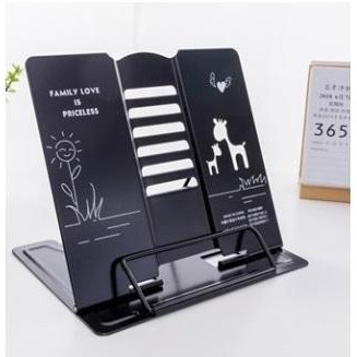 

Pegangan Buku Berdiri Book Stand Reading Holder - Jerapah Hitam