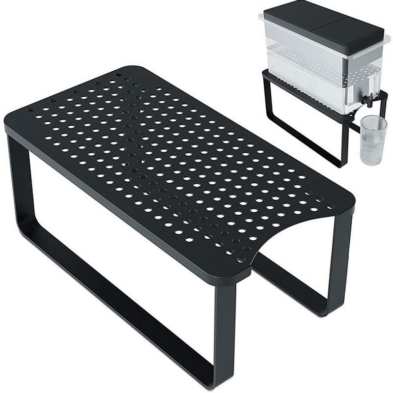 

Water Dispenser Stand Metal Countertop Water Filter Holder Detachable Beverage Dispenser Stand For Water Juices Drink Organizer