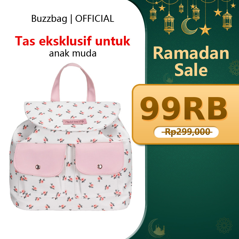 MK87UJ Tas ransel bunga yang sederhana, manis, kecil, dan rusak, tas kanvas bahu wanita siswa dengan