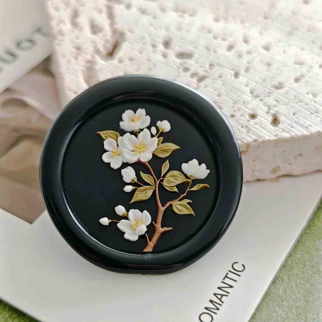 

New Fireproof Seal Head, Irregular-Shaped Relief, Multi-Layered Garden Dream, Envelope Seal, Brass Head, Stamp Toy