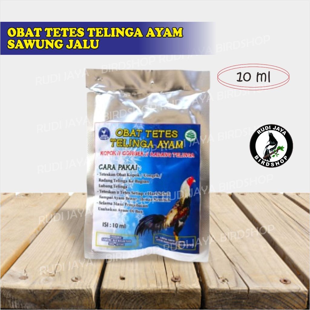 SEDIA OBAT TETES TELINGA AYAM 1 SACHET SAWUNG JALU OBAT SAKIT TELINGA CONGEK KOPOK RADANG BENGKAK